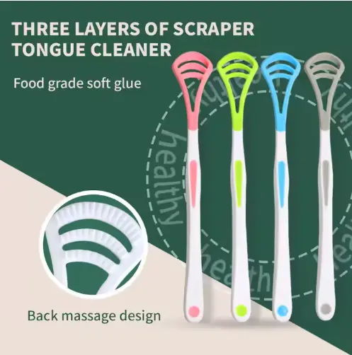 Silicone Tongue Cleaner & Scraper
