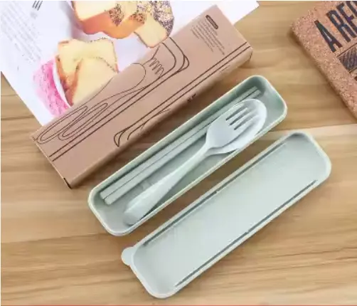 Eco-Friendly Wheat Straw Cutlery Set