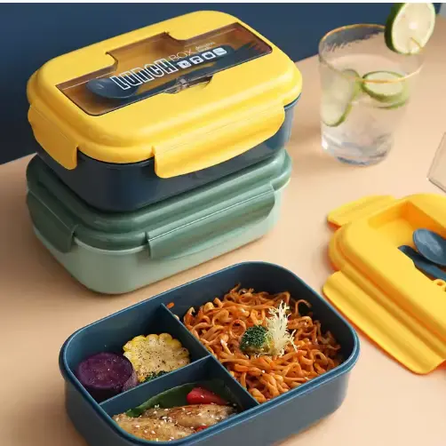 Wheat Straw Microwave Bento Box