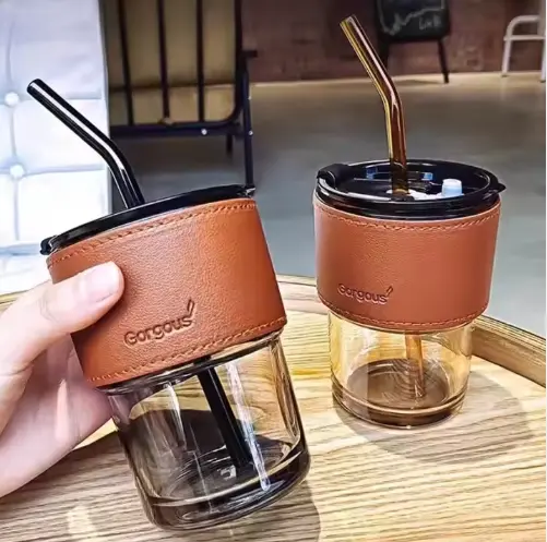 Bamboo Chic Glass Mug 